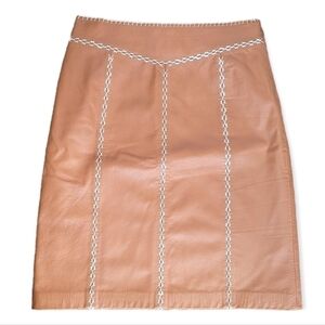 Gap Genuine Leather Skirt